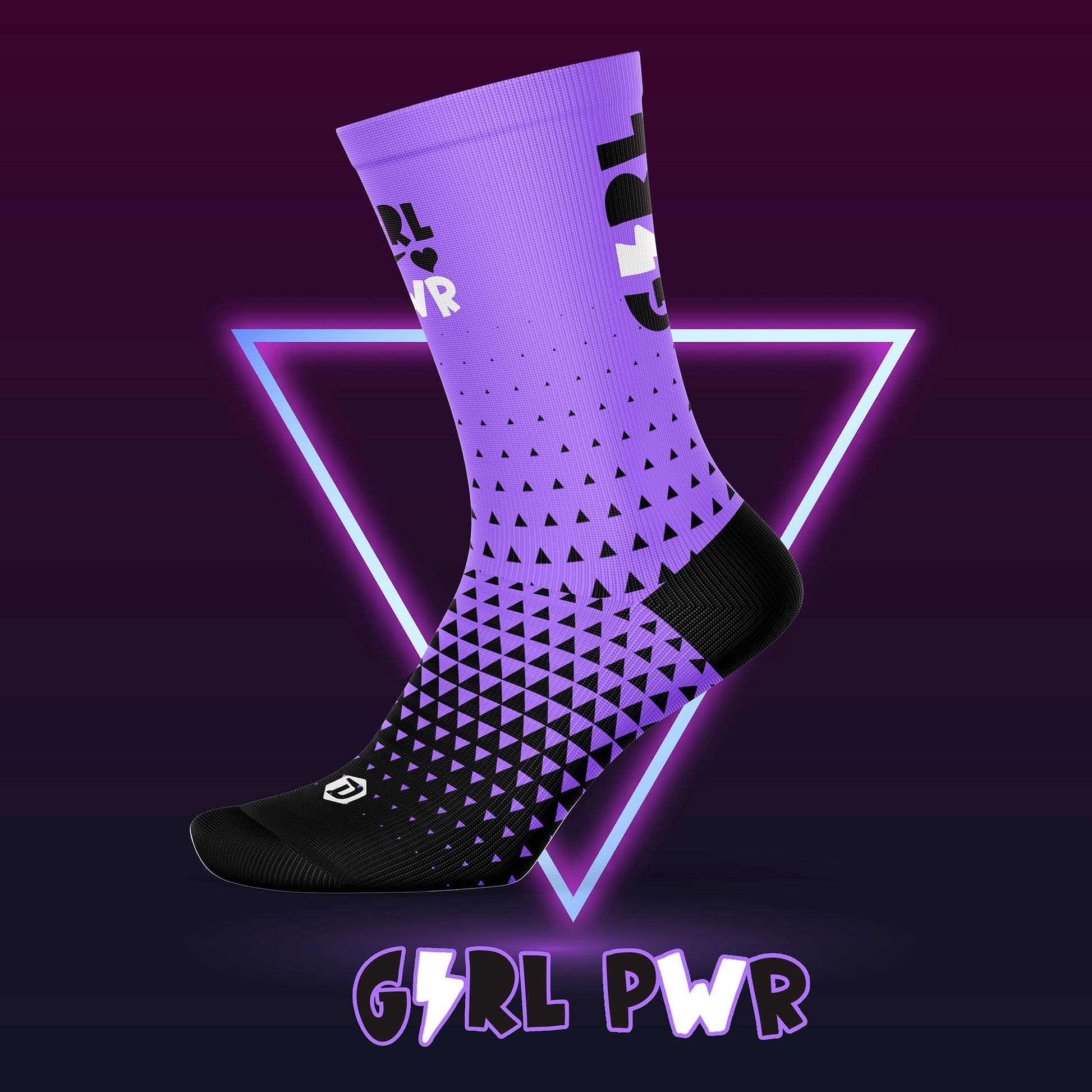 Calcetín Deportivo SOCK GRL PWR LILA - DOPAMINEOFICIAL