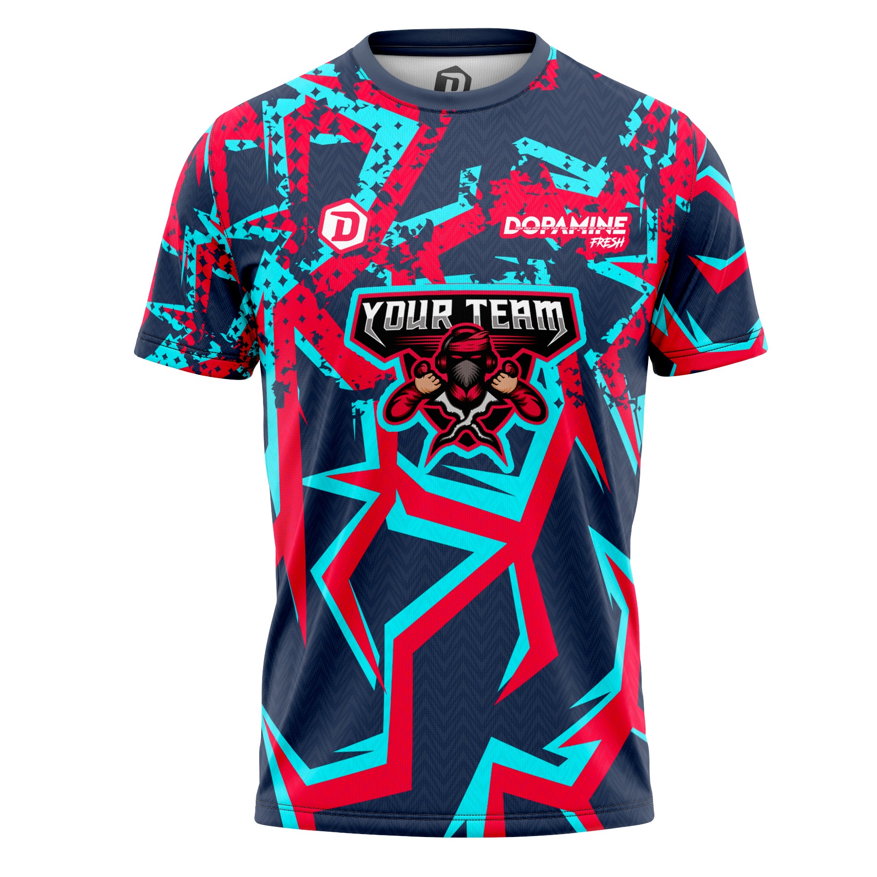 Camiseta E-Sport PERSONALIZADA RACING™ - DOPAMINEOFICIAL