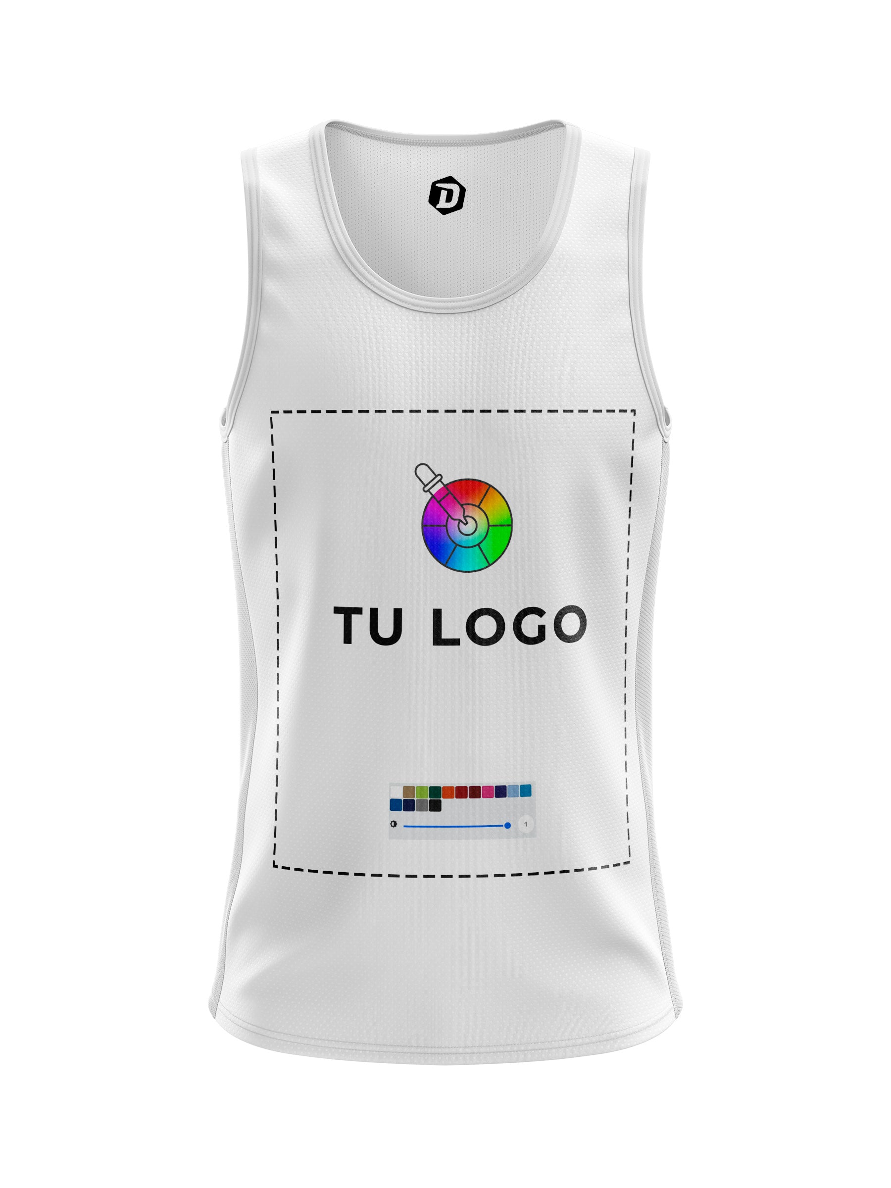 Camiseta SIN mangas personalizada Full Print 360 - El placer de personalizar