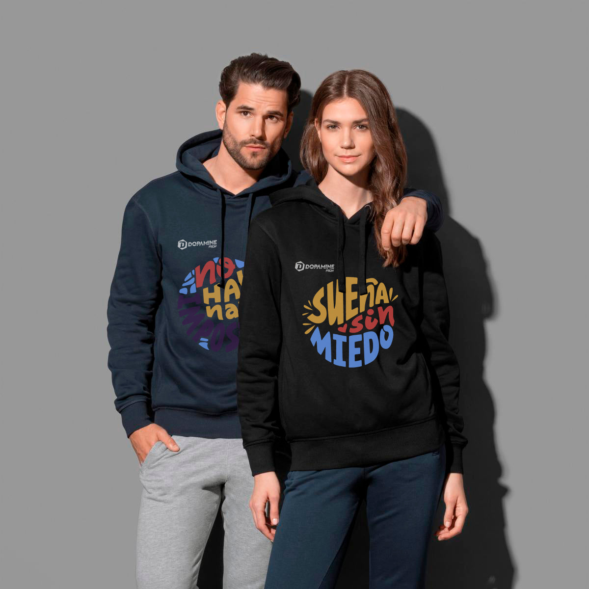 Sudadera Algodón PERSONALIZADA hasta 3 zonas - El placer de personalizar