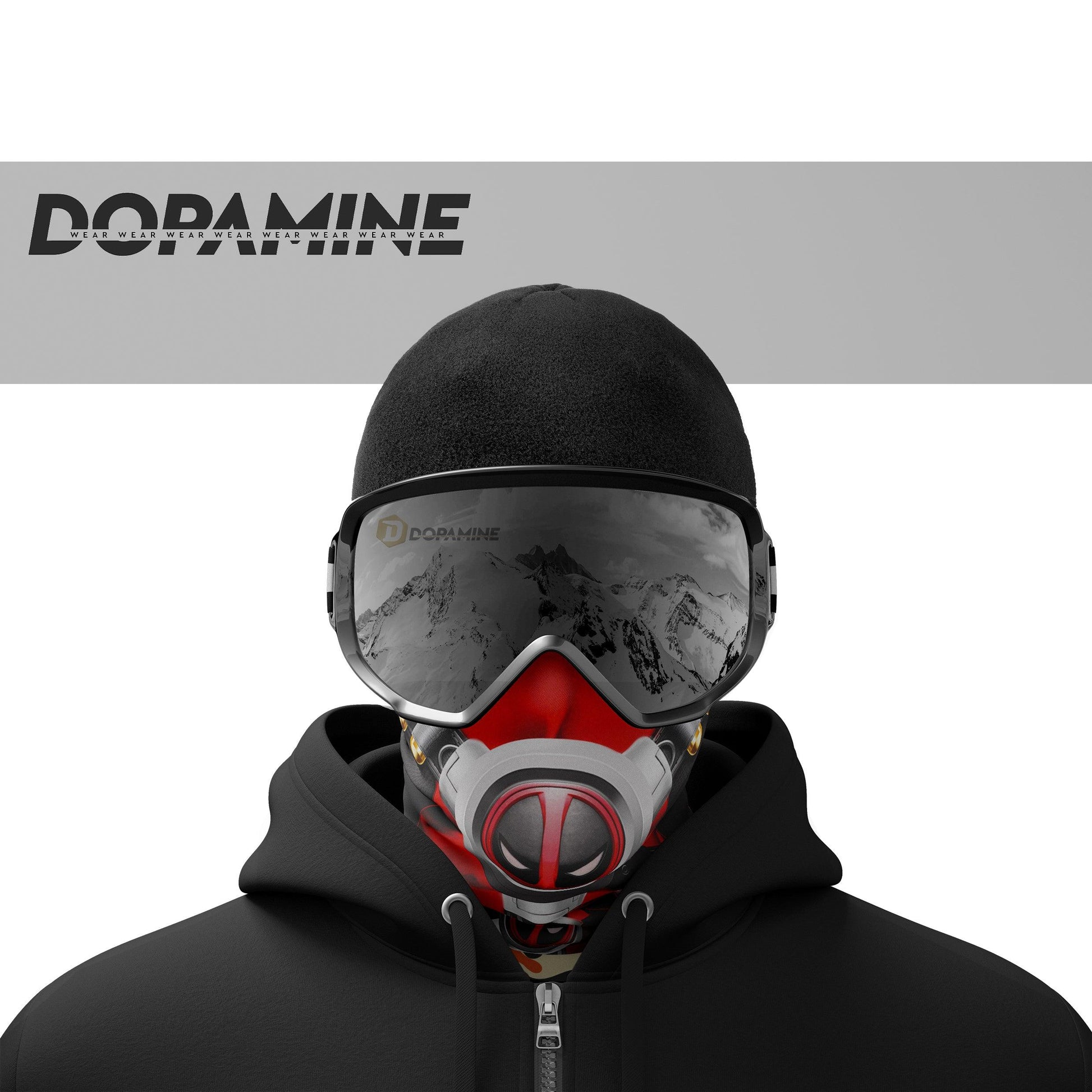 Dopamine Buf Tubular DEADPOOL® - DOPAMINEOFICIAL