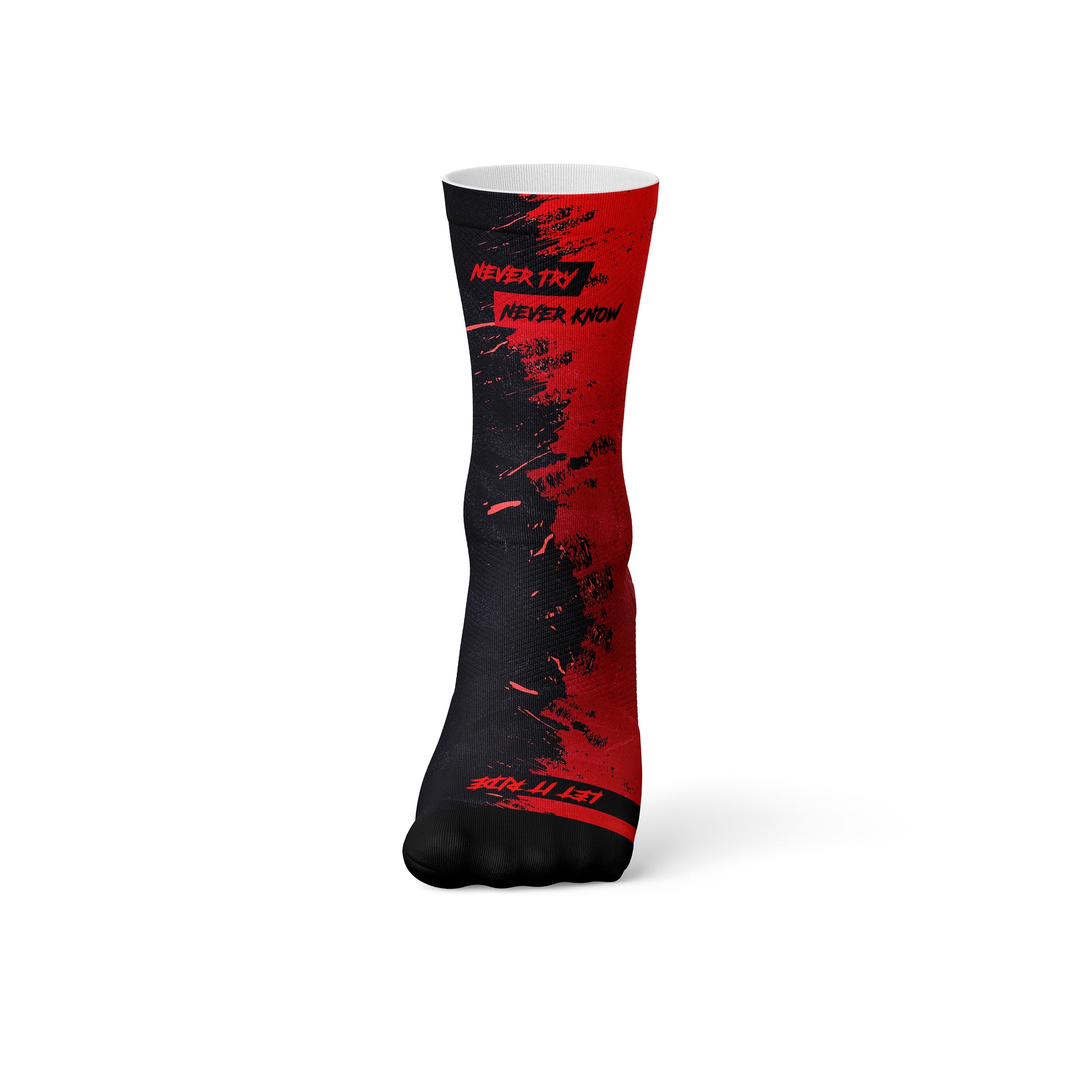 Calcetín Deportivo SOCK NEVER TRY NEVER KNOW - DOPAMINEOFICIAL