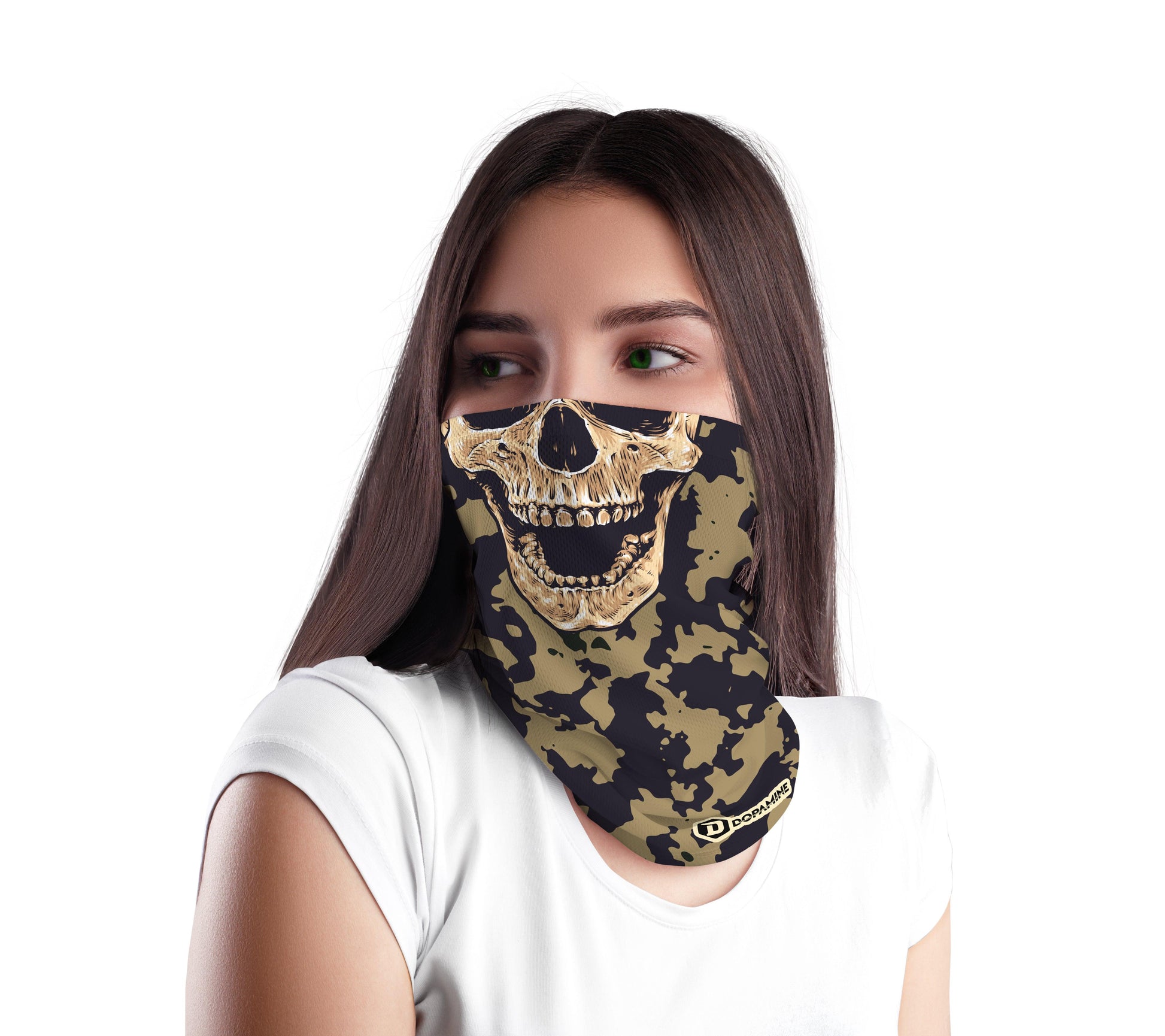 Dopamine Buf Tubular CALAVERA MARRON® - DOPAMINEOFICIAL