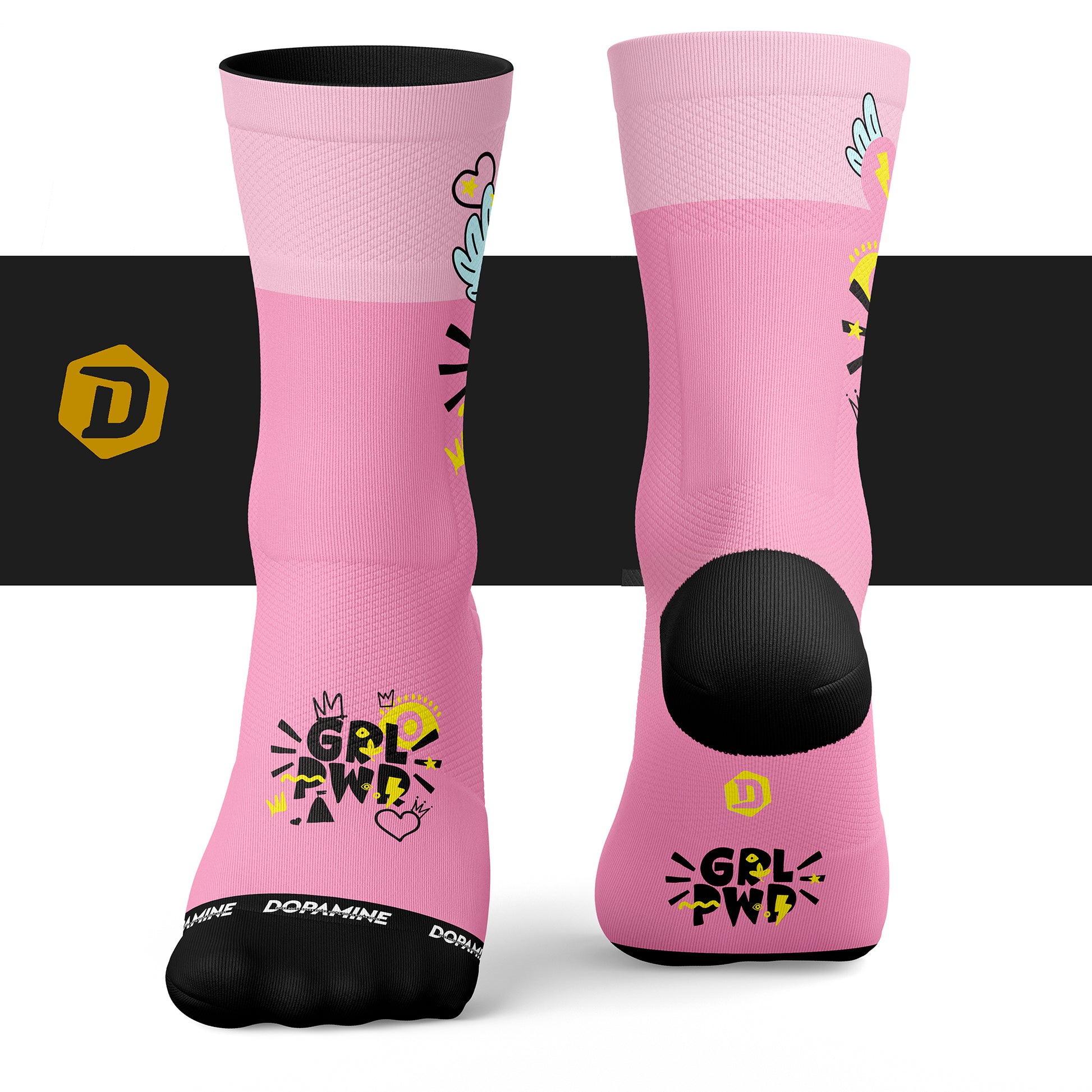 Calcetín Deportivo SOCK GRL ROSA - DOPAMINEOFICIAL