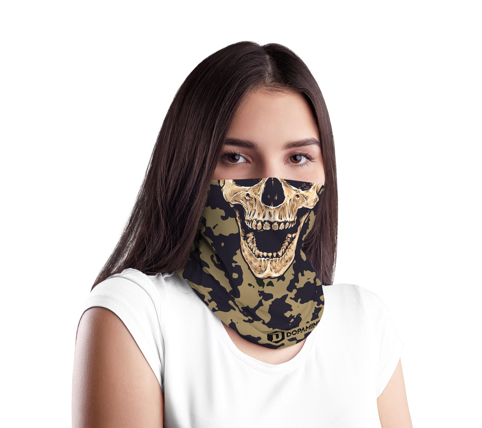 Dopamine Buf Tubular CALAVERA MARRON® - DOPAMINEOFICIAL