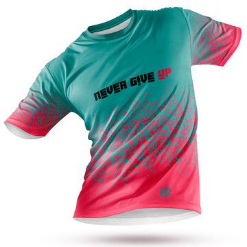 Camiseta técnica fluor NEVER GIVE UP™